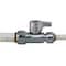 Apollo 1/2 in. Chromed Brass Push-To-Connect x 1/4 in. Push-To-Connect Quarter-Turn Straight Stop Valve FSBVS1214 - alternate 3